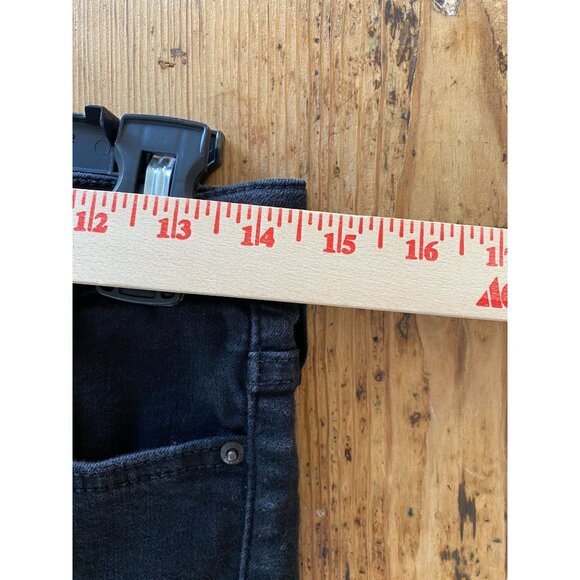 Levis 315 Shaping Bootcut Womens Jeans 29 Black Denim Stretch Comfortable - Picture 8 of 10